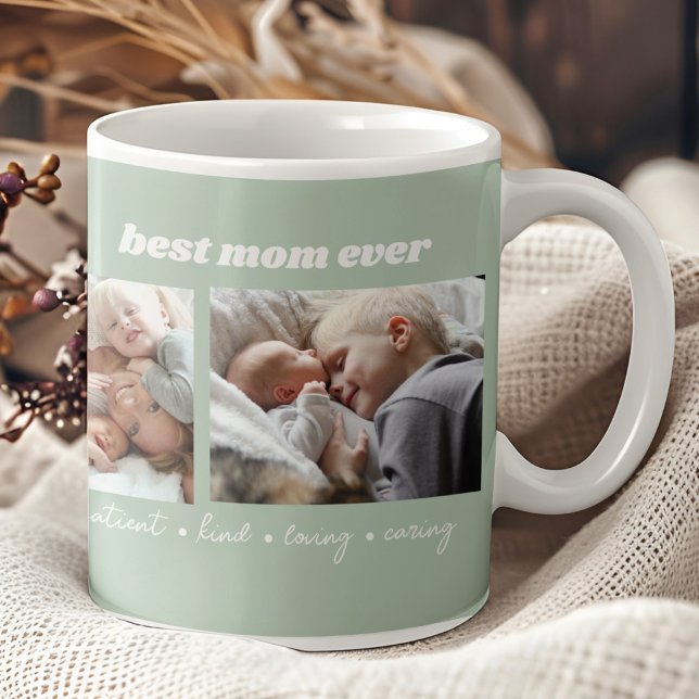 Best Mom Ever Custom Photo Coffee Mug (Creator Uploaded)