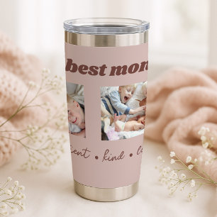 Best Mom Ever Custom Photo Insulated Tumbler