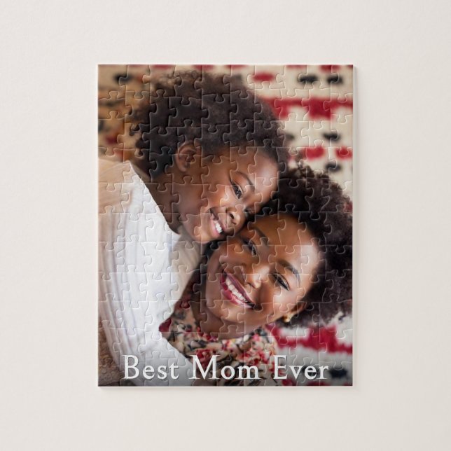 Best Mom Ever Custom Photo Keepsake Jigsaw Puzzle (Vertical)