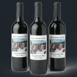 Best Mom Ever Custom Photo Mother's Day Wine Label<br><div class="desc">Best Mom Ever customizable photo wine label. Perfect label to attach on the gifts for Mother's day,  Birthday and Happy Holiday Season. Feel free to customize it with your favorite family photo and with your own expression.</div>