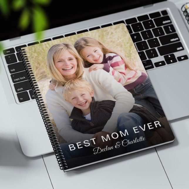 best mom ever custom photo personalized name notebook (Creator Uploaded)