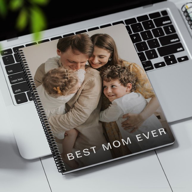 best mom ever custom photo personalized name notebook (Creator Uploaded)