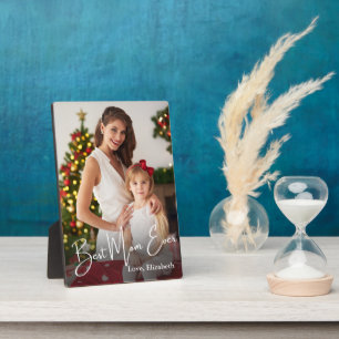 Best Mom Ever Custom Photo Plaque