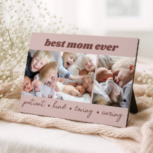 Best Mom Ever Custom Photo Plaque