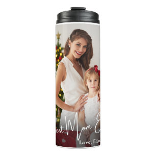 Best Mom Ever Custom Photo Thermal Tumbler