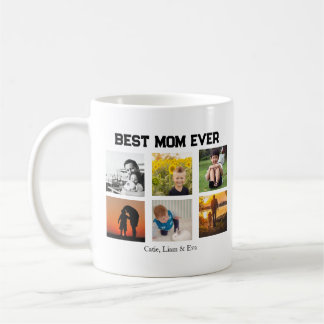 Best Mom Ever Customizable name and images Coffee Mug