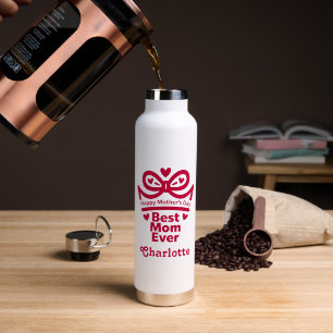 Best Mom Ever – Cute Mother’s Day 2026 Gift Design Water Bottle