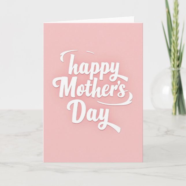 Best Mom Ever Design Card (Front)