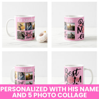 Best Mom Ever design Photo Collage  Coffee Mug