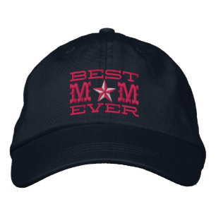 Best Mom Ever Embroidered Baseball Cap