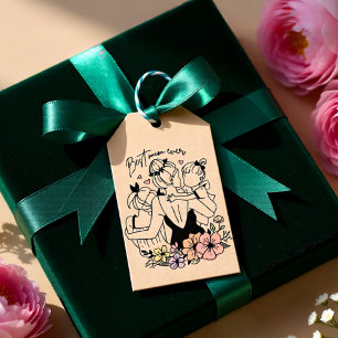 Best Mom Ever Floral Mother and Children Gift Tags