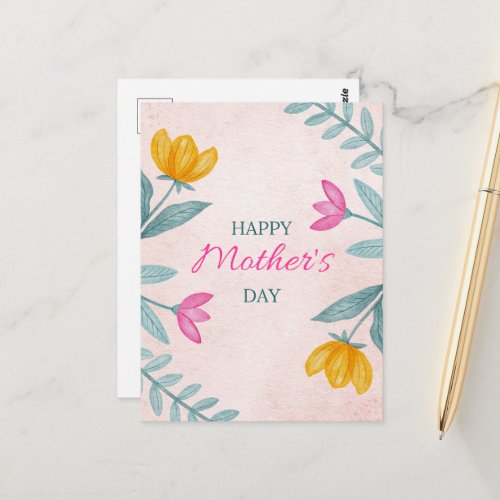 Best Mom Ever Floral Mother’s Day Card