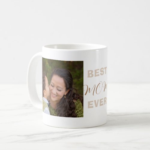 Best mom Ever Full Photo Personalized Coffee Mug