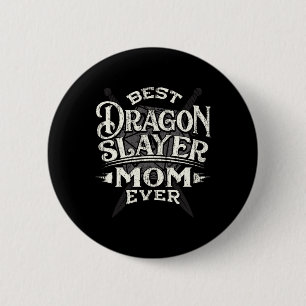 Best Mom Ever Funny Mother's Day Rpg Gamer Women Button
