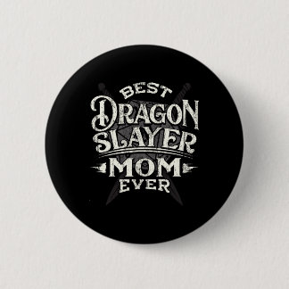 Best Mom Ever Funny Mother's Day Rpg Gamer Women Button