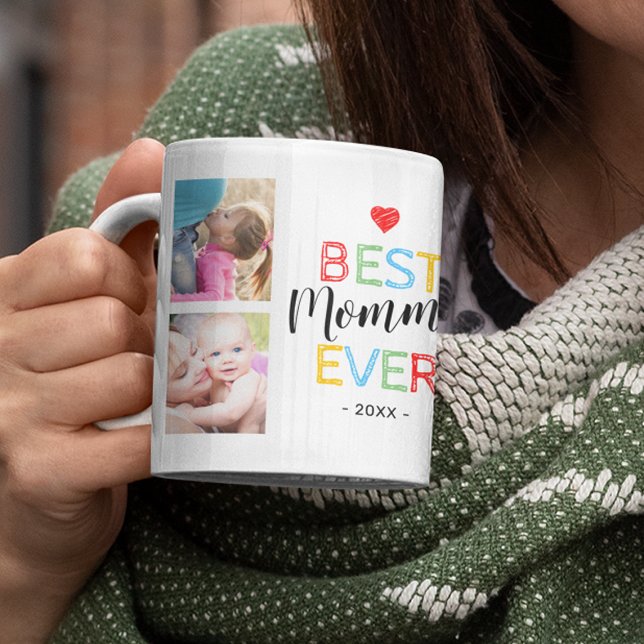 Best Mom Ever Gift Photo Coffee Mug (Creator Uploaded)