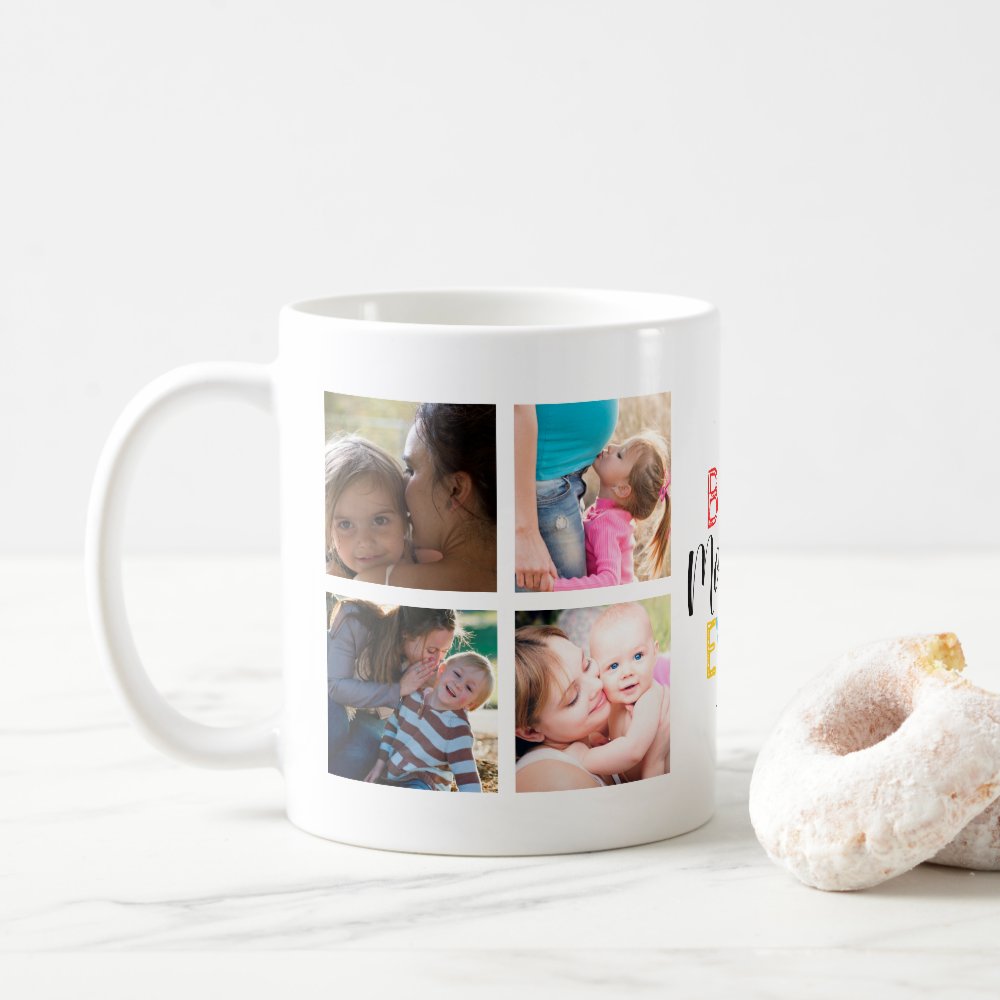 Best Mom Ever Custom Gift Photo Coffee Mug