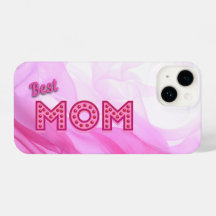 Best Mom Ever girly pink chiffon elegant modern