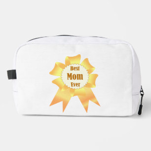 Best mom ever Golden winner award ribbon Dopp Kit