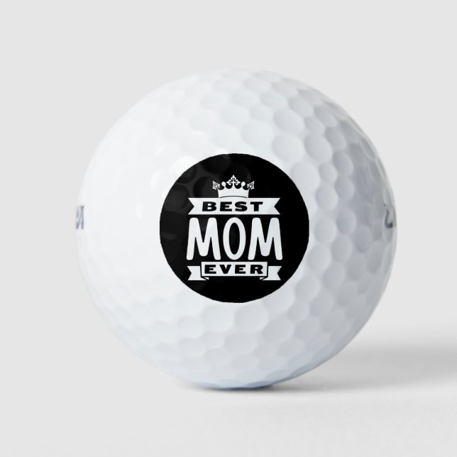 Best Mom Ever Golf Balls (Front)