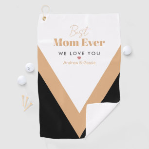 Best mom ever golf towel