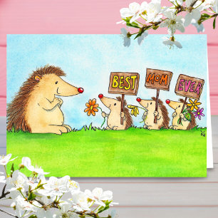 Best Mom Ever greeting card by Nicole Janes