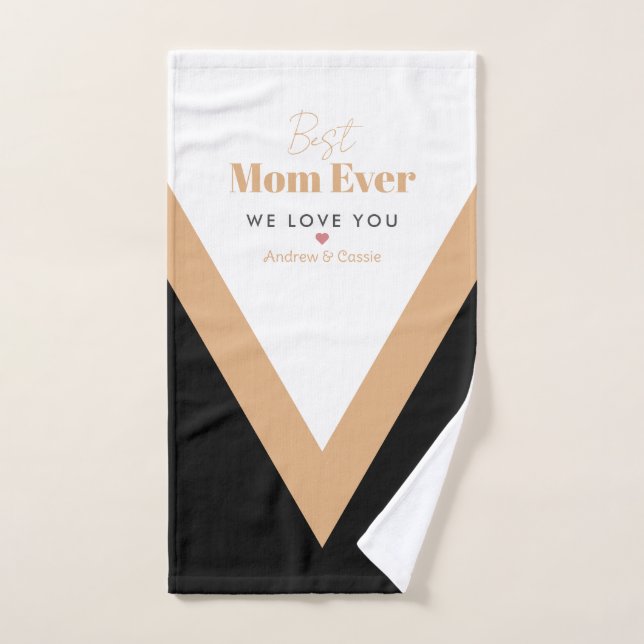 Best mom ever hand towel  (Hand Towel)