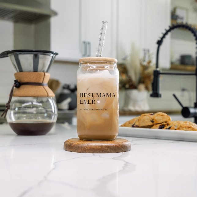 Best Mom Ever | Happy Mothers Day Can Glass (Creator Uploaded)