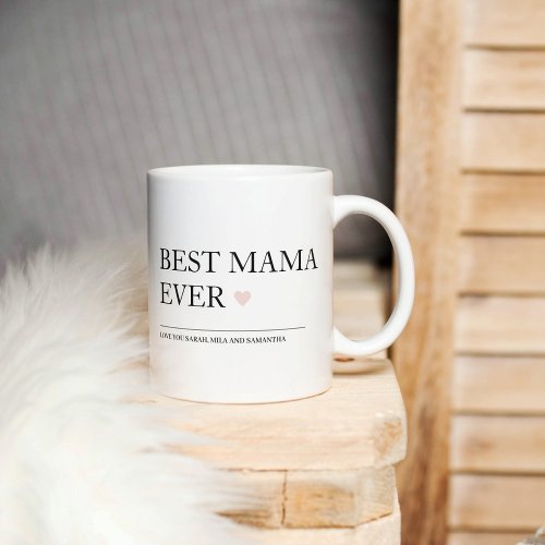 Best Mom Ever  Happy Mothers Day Mug