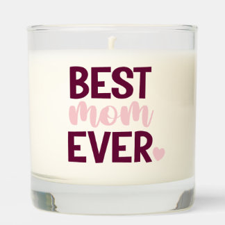 Best Mom Ever Heart Scented Candle