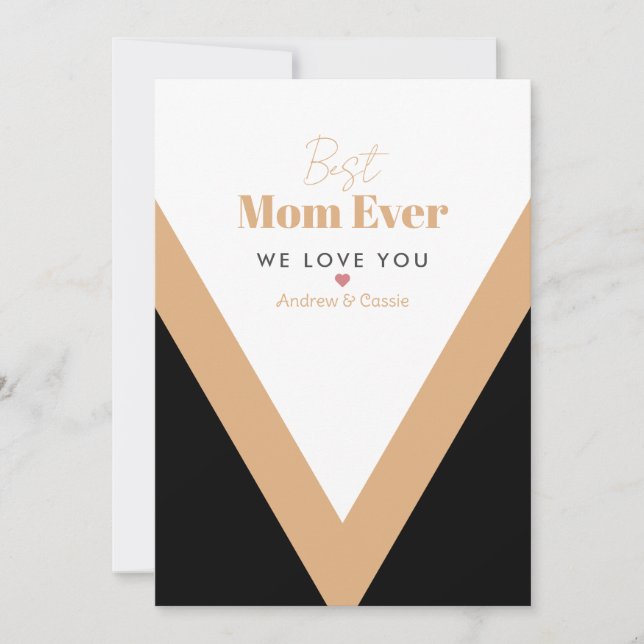 Best mom ever holiday card (Front)