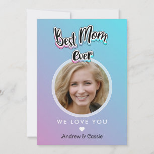 Best mom ever holiday card