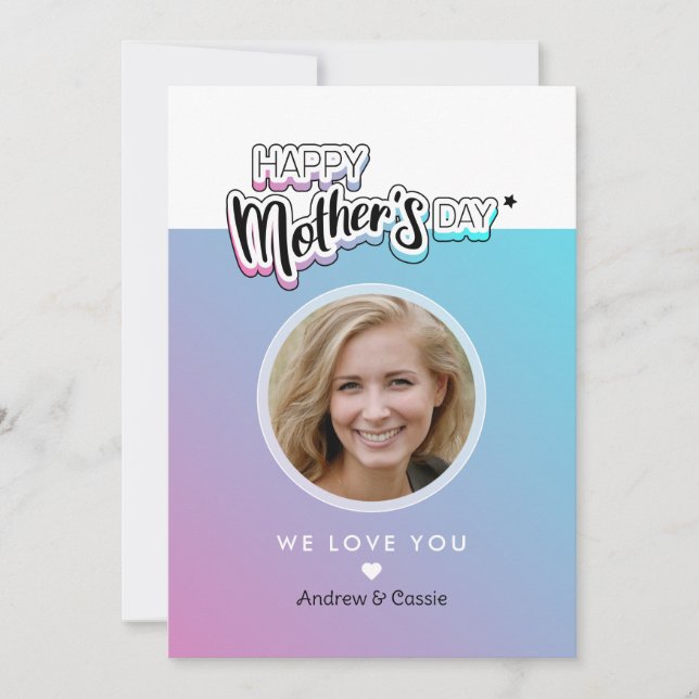 Best mom ever invitation (Front)