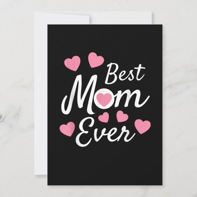 Best Mom Ever Invitation (Front)