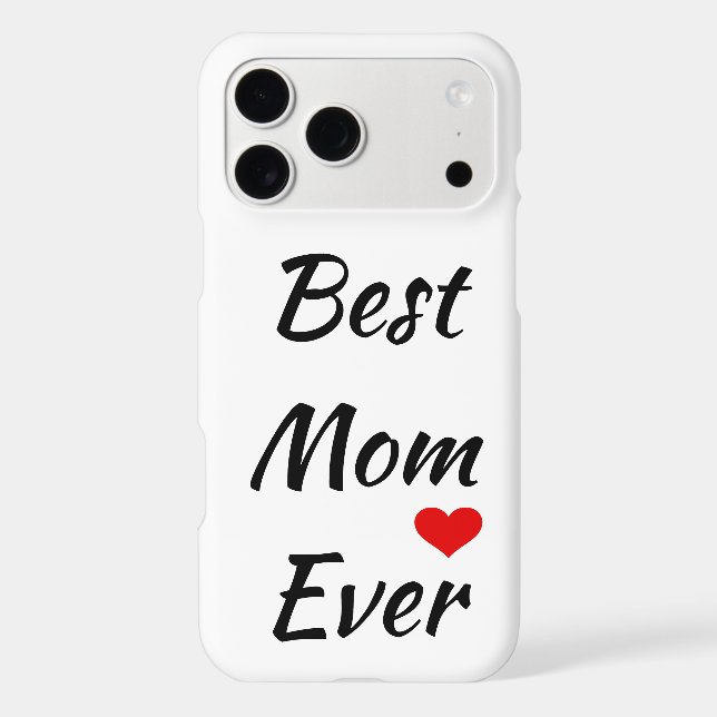 Best Mom Ever iPhone Case (Back)