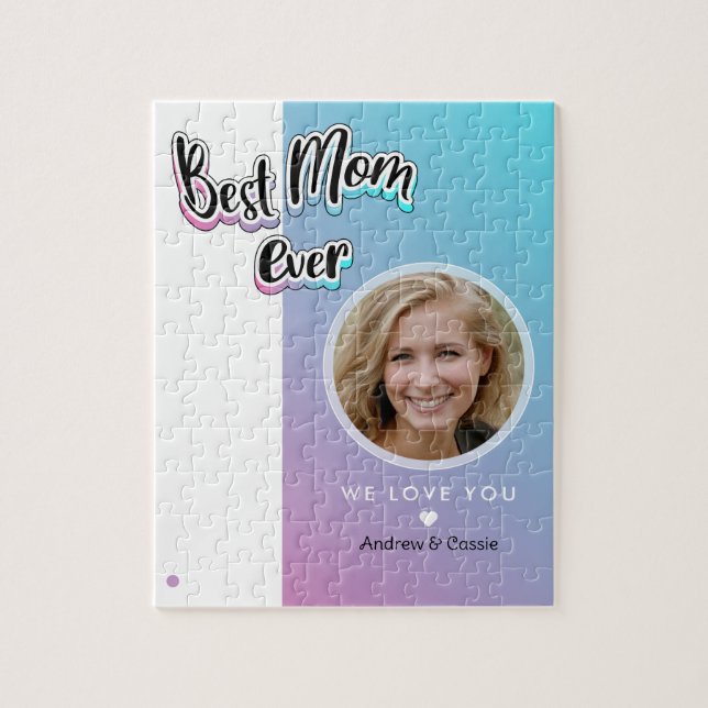 Best mom ever jigsaw puzzle (Vertical)