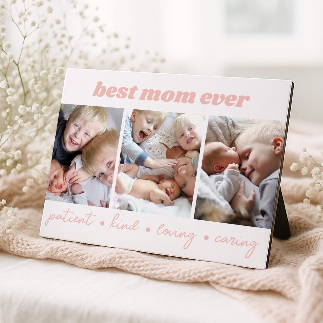 Best Mom Ever Kids Photo Plaque (Creator Uploaded)