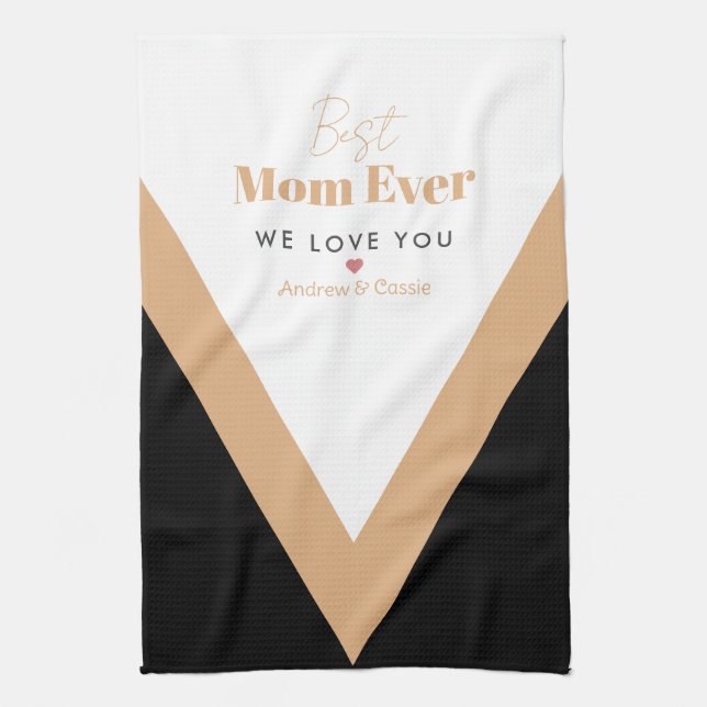 Best mom ever kitchen towel (Vertical)