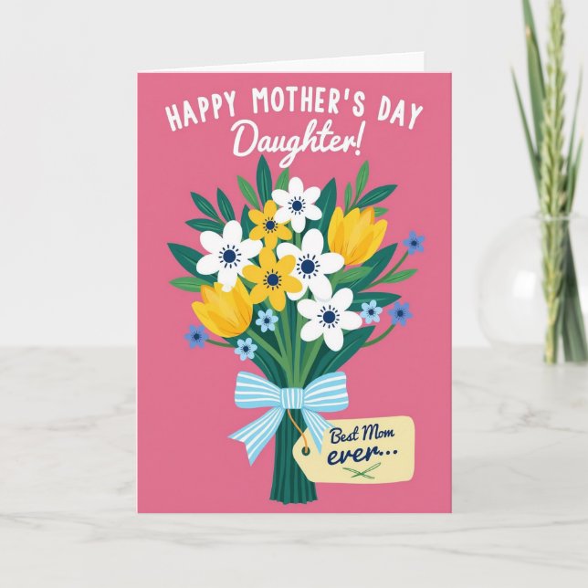 Best Mom Ever Message Card (Front)