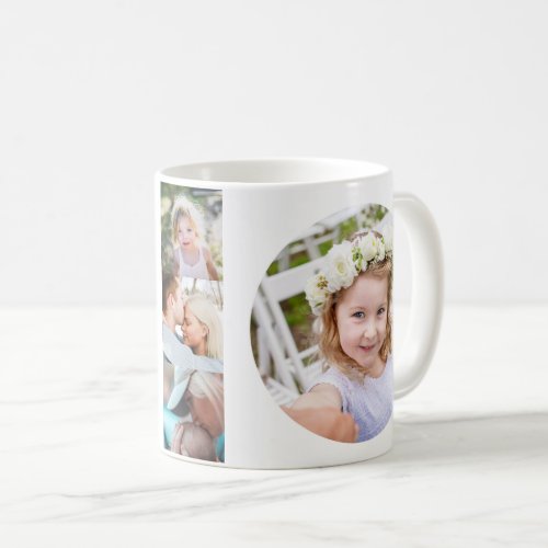 Best Mom Ever Modern Instagram Photo Collage Coffee Mug