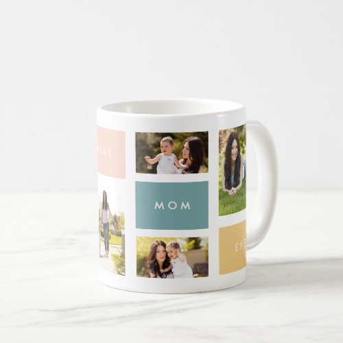Best Mom Ever _ Modern  minimal _ photo mug