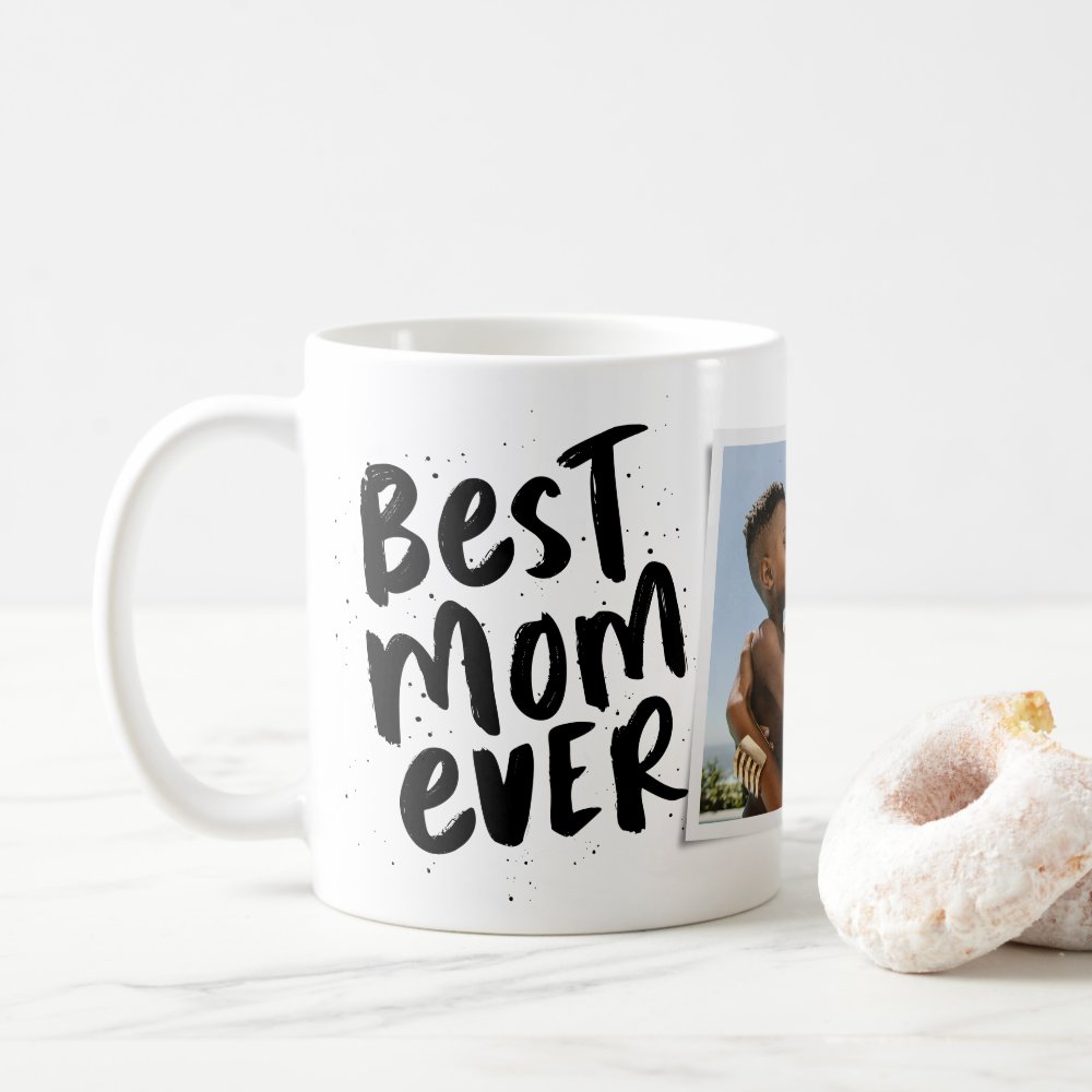 Discover Best mom ever modern photo Mother's Day Mug