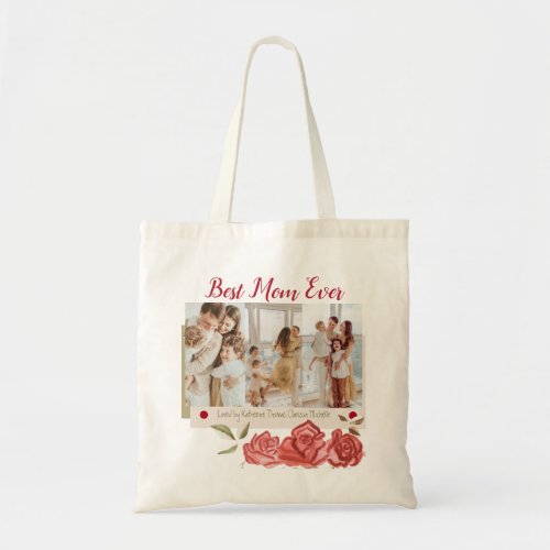 Best Mom Ever Modern Typography Happy Mothers Day Tote Bag