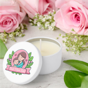 Best Mom Ever, Mom And Child, Custom Mini Candle Favors