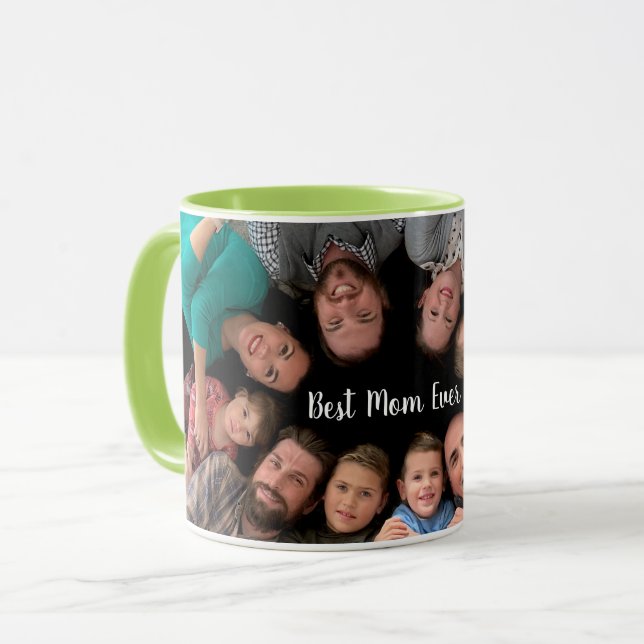 Best Mom Ever Mom Your Mom's Photo Here Mug (Front Left)
