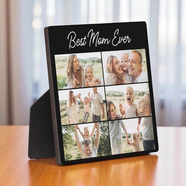 Best Mom Ever Mother's Day 6 Photo Collage  Plaque (Creator Uploaded)