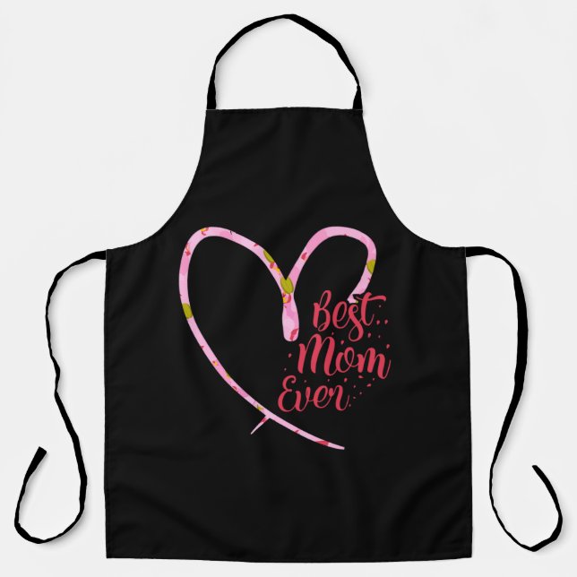 best mom ever mother's day All-Over Print Apron (Front)