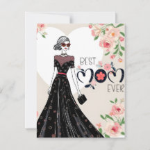 Best Mom Ever Mothers Day Card