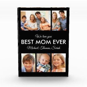 Best Mom Ever Mothers Day Collage Photo Block