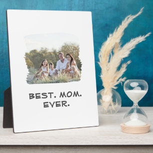 Best Mom Ever Mother's Day Custom Family Photo Plaque